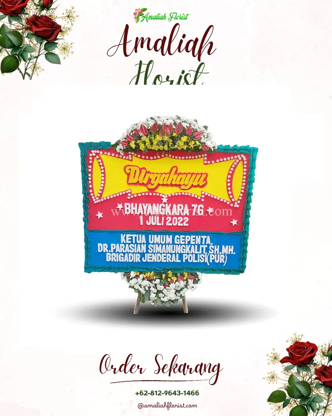 Papan Bunga HUT Ulang Tahun Luhak Nan Duo